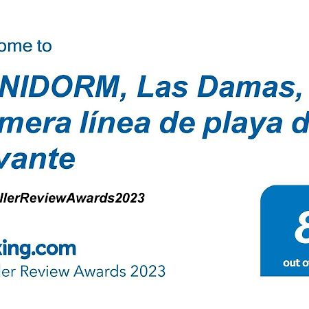Benidorm, Las Damas, Primera Linea De Playa De Levante Экстерьер фото